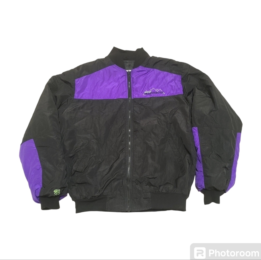 Vintage purple and black Arctic cat Mountain technical jacket size large
